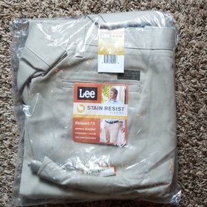 Lee Big & Tall Cotton Khaki 52x32